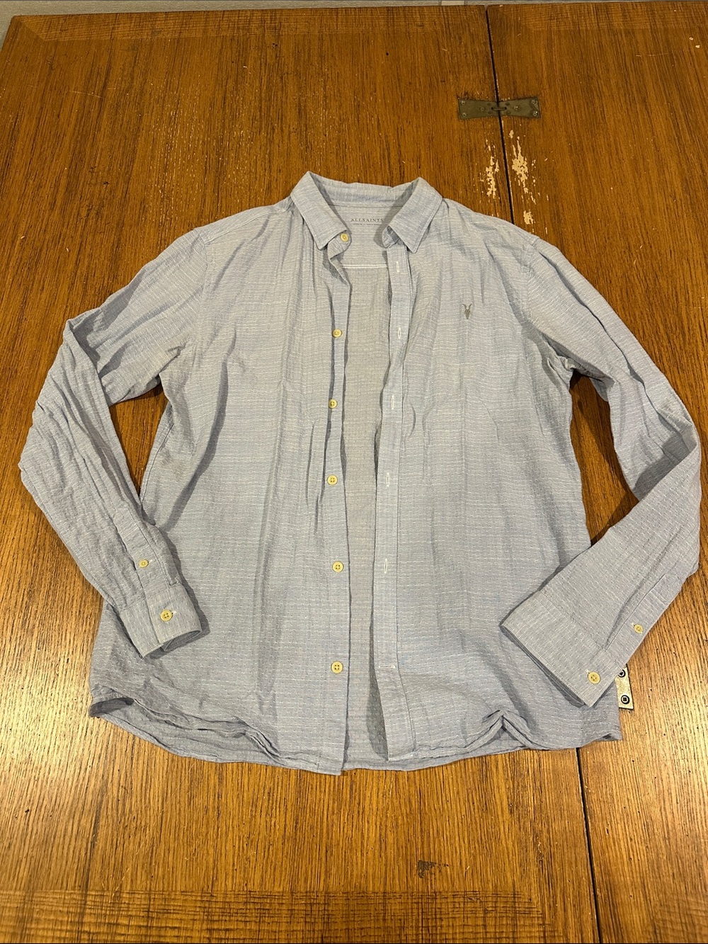 ALL SAINTS Men’s Cotton Buttoned Down Shirt